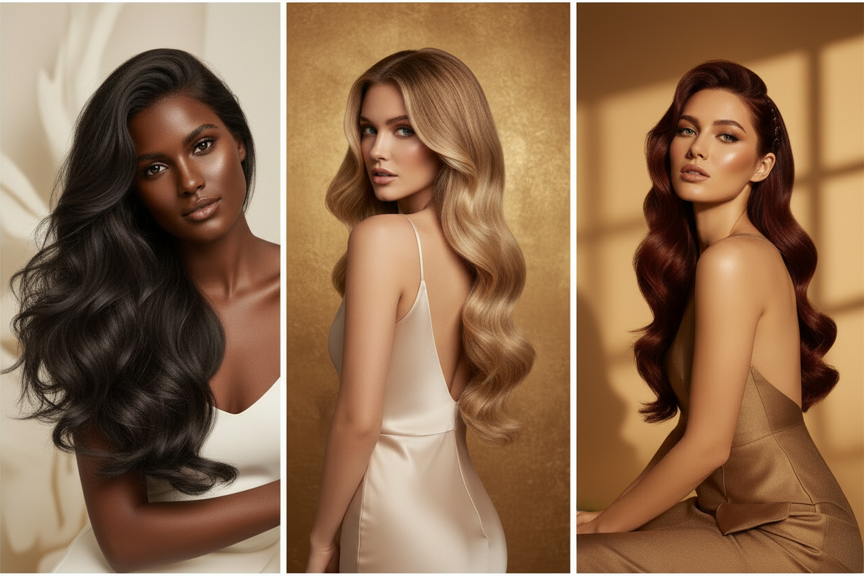Auréne Hair – Inclusive Collage in Thirds